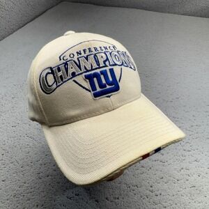 Vintage New York Giants Hat Cap Strap Back Mens One Size NFL Football NFC Champs